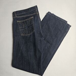England's Dreaming Men's Jeans 33X32 (See Measurements) Keanan Duffty Dark Blue